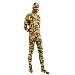 SKTF042  萊卡緊身彈力迷彩連身服 SKTF042  萊卡緊身彈力迷彩連身服